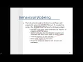 JNTUK II CSE SE LECT 49 Behavioral Modelling