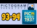 PICTOGRAM Picture Cryptogram 93 94