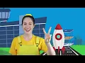 Zoom Zoom Zoom, We're Going to the Moon | Fingerplay | Songs for kids