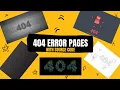 Top 5 Animated 404 Error Page Designs With Source Code 404 Error Page CSS Landing Page CSS