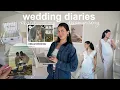 wedding diaries | plan my dream wedding with me, save the dates, + bridal haul