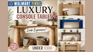 WALMART CONSOLE TABLE FINDS Entryway Tables That Look DESIGNER for Less