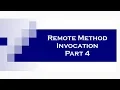 RMI Remote Method Invocation Part 4