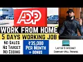 ADP Work From Home Job