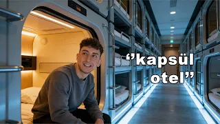 İNSANLARA AÇIK KAPSÜL OTELLERDE UYUDUM ! (Japonya Kapsül Otel)