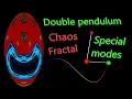 Double pendulum modes chaos fractals