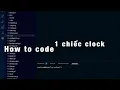 How to code dong ho Clock chinh xac den tung giay 1080P Python