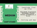 Leetcode 3740 3741 Minimum Distance Between Three Equal Elements I II O N 2 O NLogN
