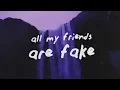 Download Lagu Tate McRae - all my friends are fake (Lyrics)