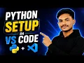 Python Setup in VS Code Telugu 2026 Complete Beginner Guide