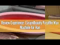 Review Experience EasyinBeauty Paraffin Wax Machine for Hand and Feet
