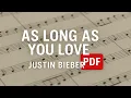 Download Lagu [ Alto Sax ]  Justin Bieber - As Long As You Love
