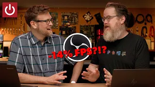 How much does OBS impact frame rates?