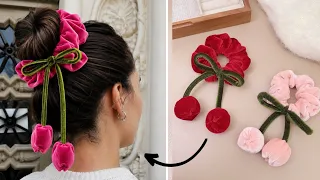 🌷 Costure Scrunchies para vender! muito fácil #scrunchies #artesanato #diy #façavocêmesmo