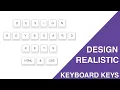 CSS Keyboard Buttons Keyboard Type Button Design Using HTML CSS
