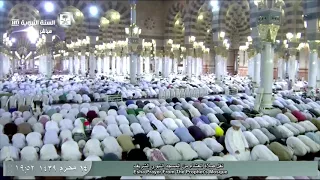 صلاة العشاء للشيخ عبدالباري الثبيتي اليوم الأربعاء 14 محرم 1439 المسجد النبوي من الزمر 