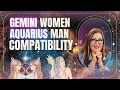 Gemini Woman Aquarius Man Love Compatibility Zodiac Signs