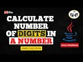 How to Count Number of Digits in Java