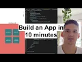 Building a full app in 10 minutes React Chakra UI Framer motion
