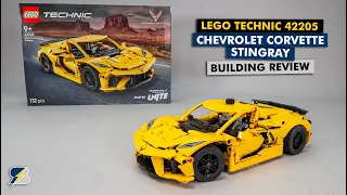 LEGO Technic 42205 Chevrolet Corvette Stingray detailed building review - cool build, wrong name