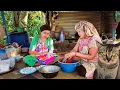 Download Lagu Kehidupan kampung dayak, makanan tradisional dayak yang nyaman, masak dan berkebun bersama ibu