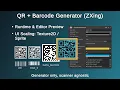Create QR Codes in Unity Runtime QR Generator ZXing