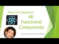 React JS-Typescript Tutorial 8 - Functional Components and Exports Default Exports Naming Export
