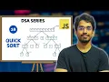 Quick Sort Explained with Implementation Sorting Algorithms DSA Series in JavaScript
