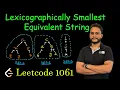 Lexicographically Smallest Equivalent String Leetcode 1061