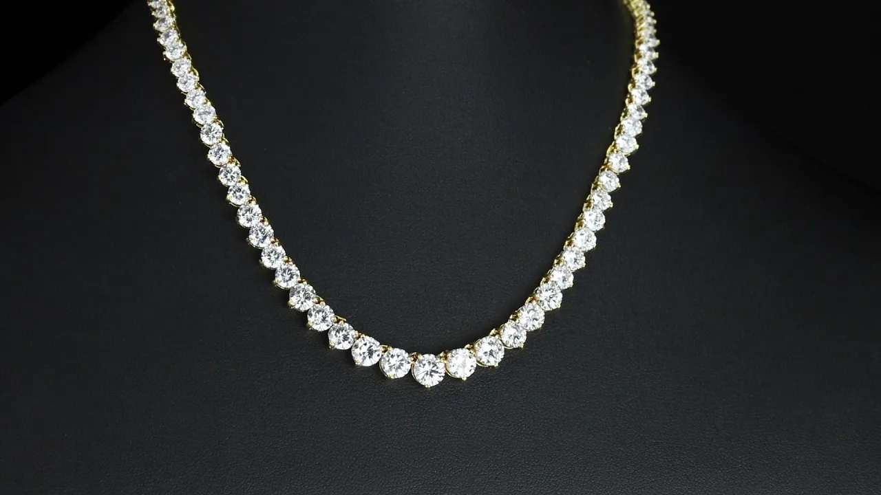 Golden Odyssey 14K Gold Plated Cubic Zirconia Diamond Shaped Pendant w/ 18 Chain | Golden Odyss...