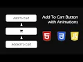 Make an Add To Cart Button with HTML CSS JavaScript