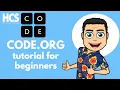 Code Org tutorial for beginners