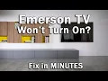 How to Fix an Emerson TV that Won t Turn On