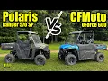 Polaris Ranger 570 SP vs CFMoto UForce 600 Ultimate Mid-Size UTV Comparison 2025
