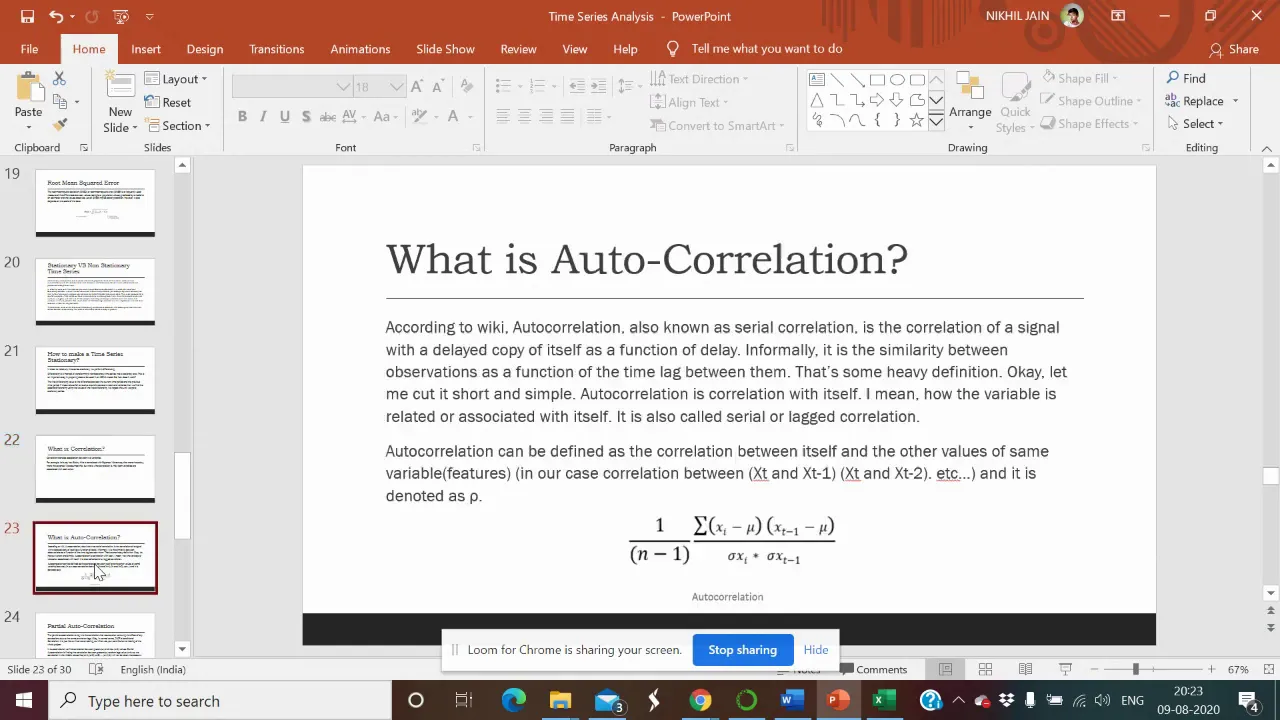 Time Series Analysis Introduction and Case Study