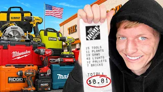 I Tried 0 01 Penny Deal Hunting at Home Depot
