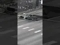 Traffic Camera Captures the Ground Crumbling Below Cars at a Stoplight