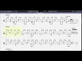 李浩瑋【無垢】｜動態鼓譜 DRUM SHEET MUSIC