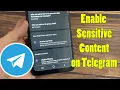 How To Enable Sensitive Content on Telegram 2025 Android iOS