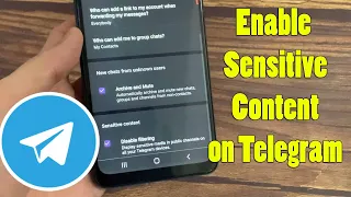 How To Enable Sensitive Content on Telegram 2025 Android iOS