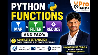 Python Functions Explained map filter reduce with Examples Python Interview FAQs