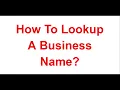 California Secretary of State Business Search