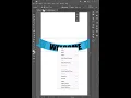 Download Lagu How to create Ribbon banner with Envelop Distort  (Make with wrap) in Adobe illustrator