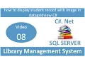 how to display student record with image in datagridview c