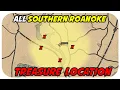 All Southern Roanoke Treasure Map Locations