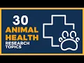 30 RESEARCH PAPER TOPICS IN ANIMAL HEALTH FOR 2026