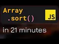 Array sort Array toSorted in JavaScript Programming - JavaScript Array Methods
