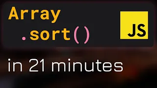 Array sort Array toSorted in JavaScript Programming - JavaScript Array Methods