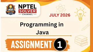 Programming in Java Week 1 NPTEL ANSWERS NPTEL 2026
