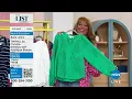 TWRHLL by Christie Brinkley Self Appliqu Blouse